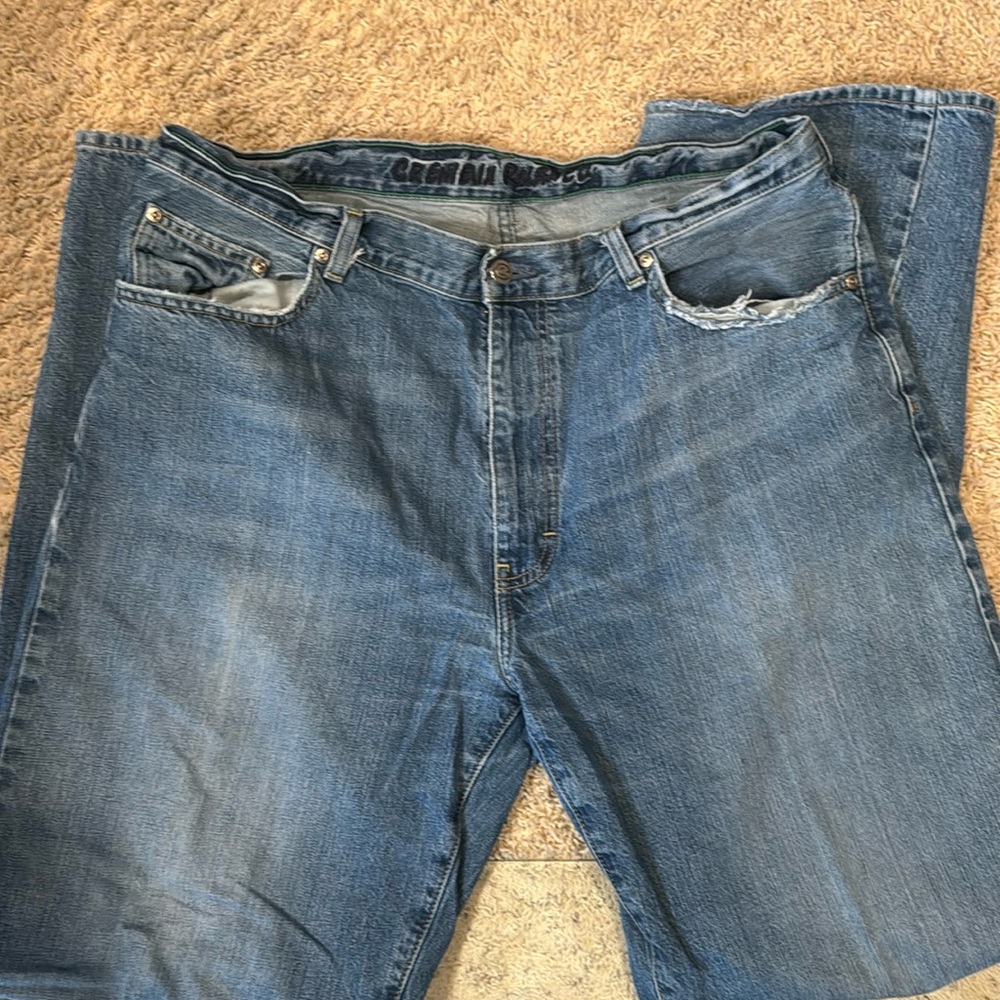 Daniel Cremieux fashion Jeans 36W-34L. Pre worn. Heavier feel.